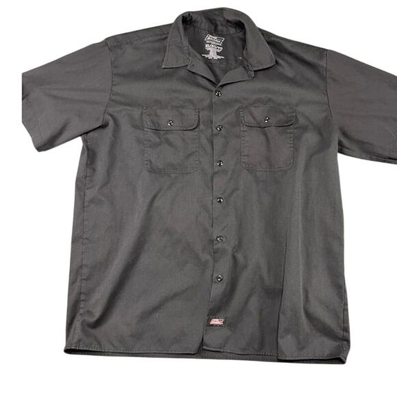 Dickies Temp Control Cooling Work Shirt XL Black Short Sleeve Uniform Mens - Picture 1 of 10